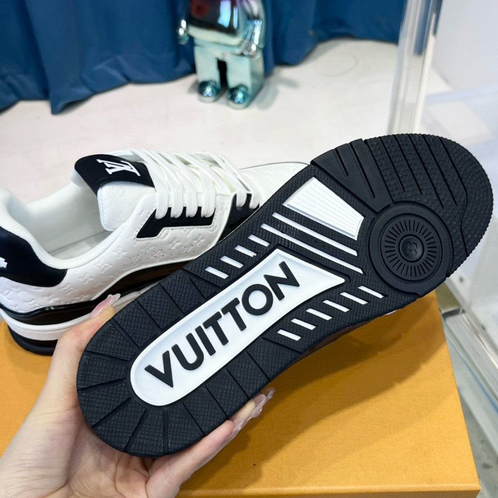 LV Trainer #54 Black Sneakers