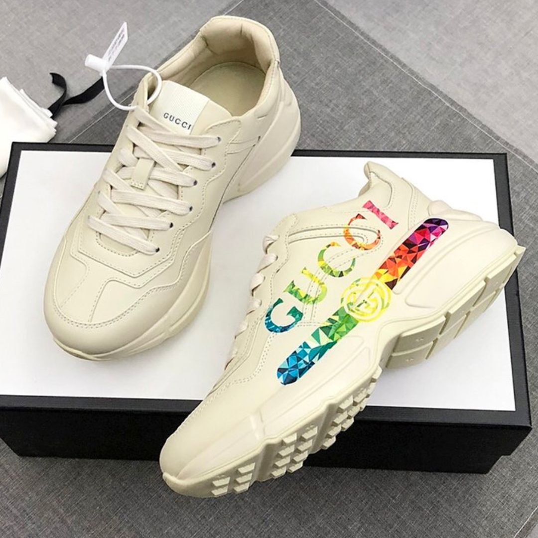 GG Rhyton Logo Color Sneakers