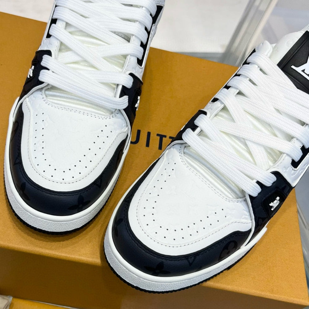 LV Trainer #54 Black Sneakers