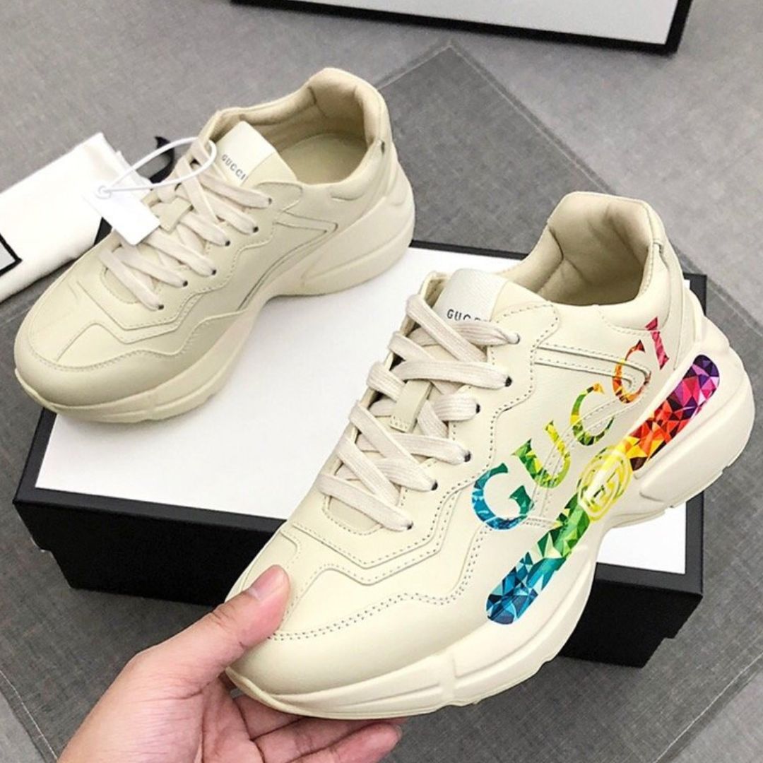 GG Rhyton Logo Color Sneakers