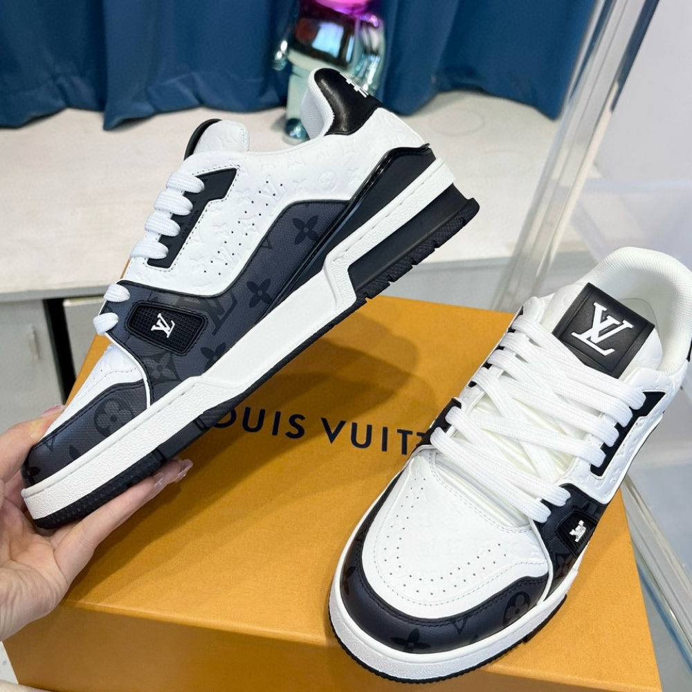 LV Trainer #54 Black Sneakers