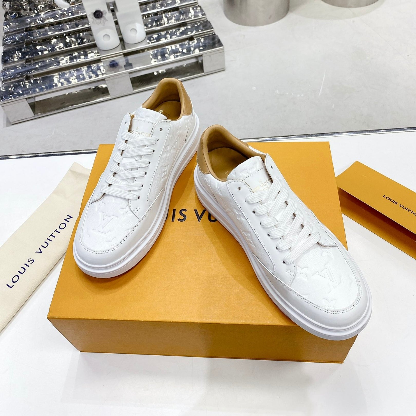 LV Beverly Hills White Sneakers
