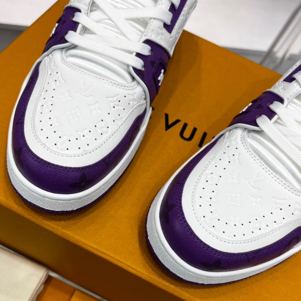 LV Trainer #54 Purple Sneakers