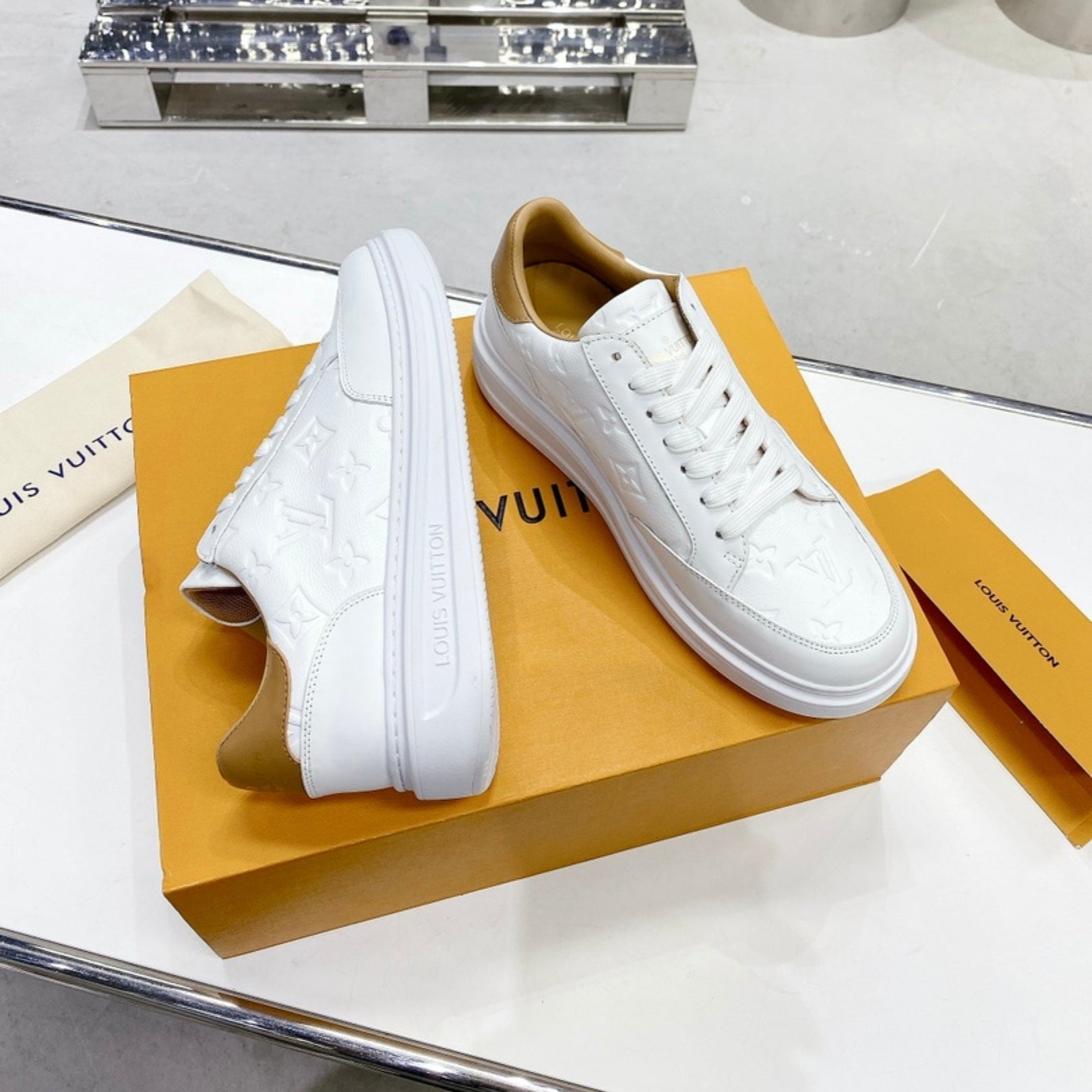 LV Beverly Hills White Sneakers