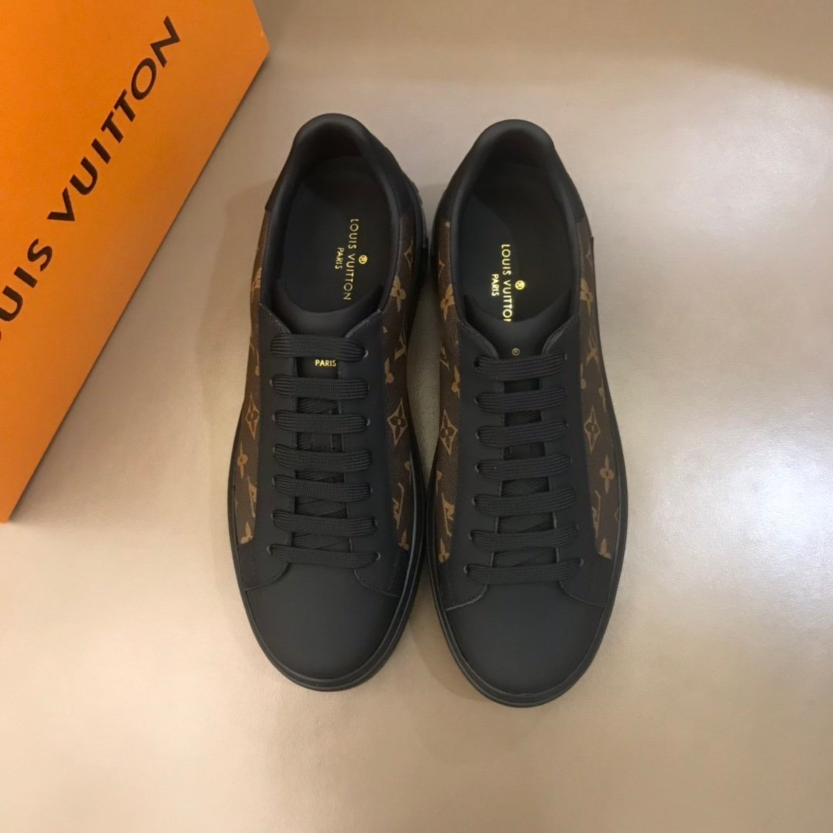 LV Time Out Monogram Brown Sneakers