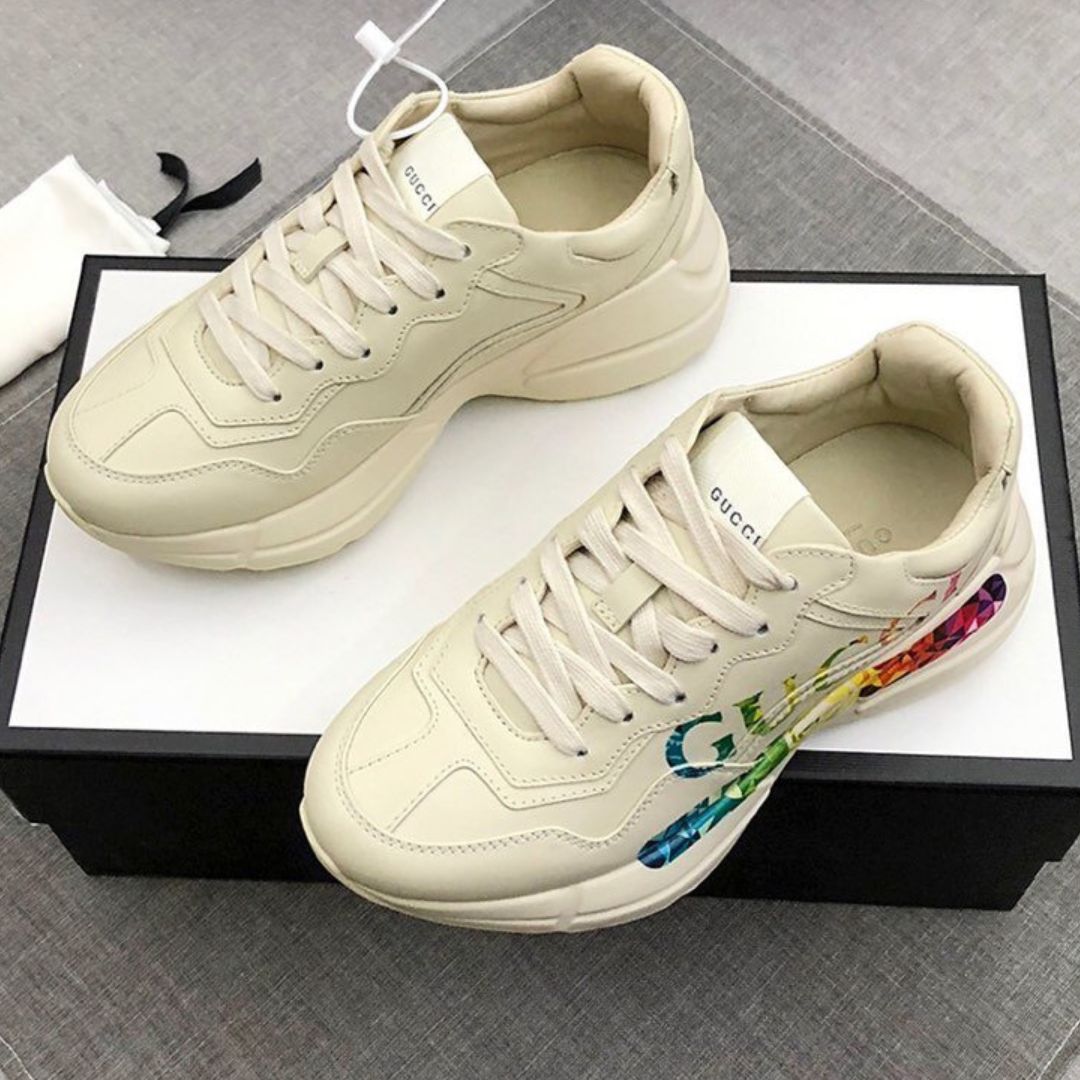 GG Rhyton Logo Color Sneakers