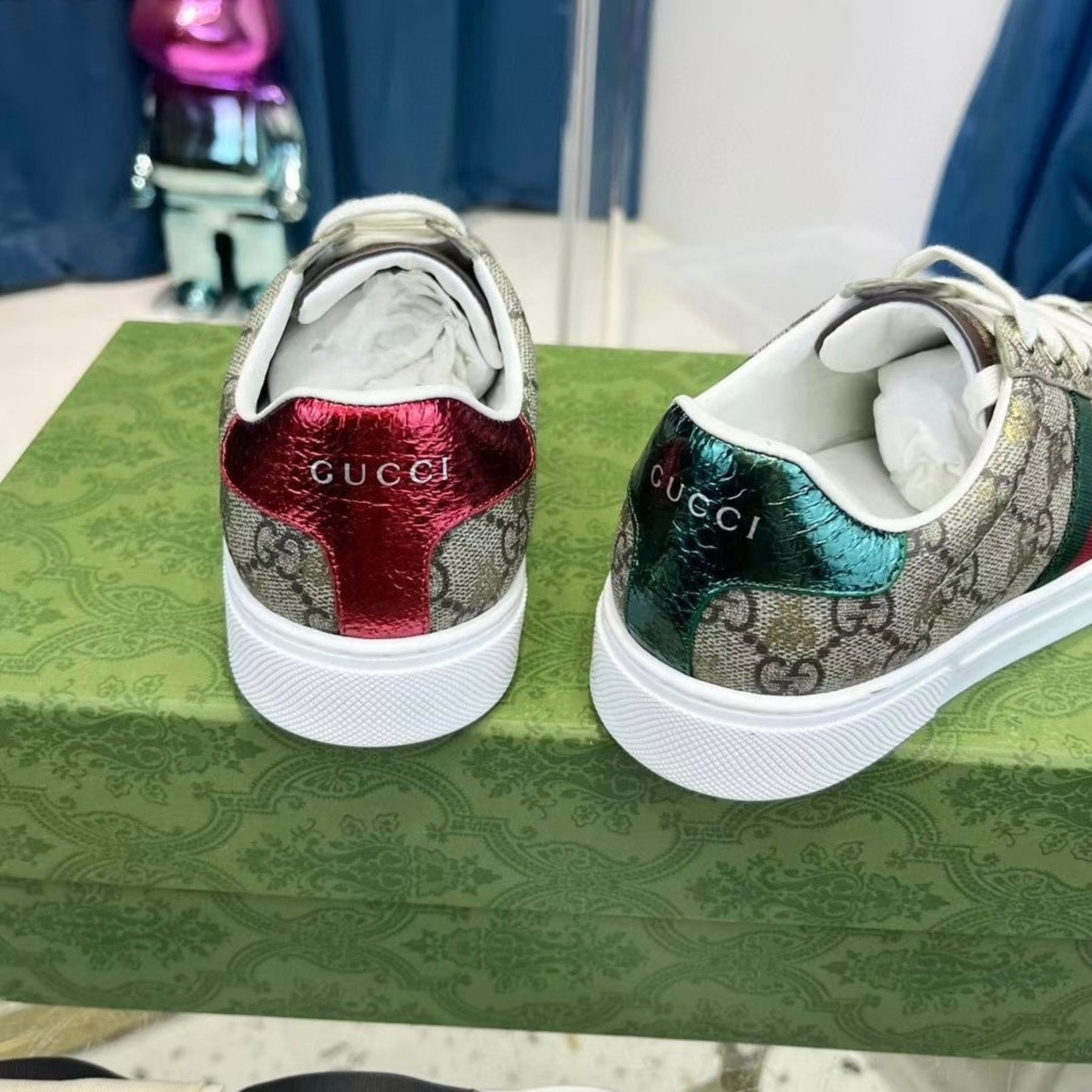 GG Ace sneakers with bees