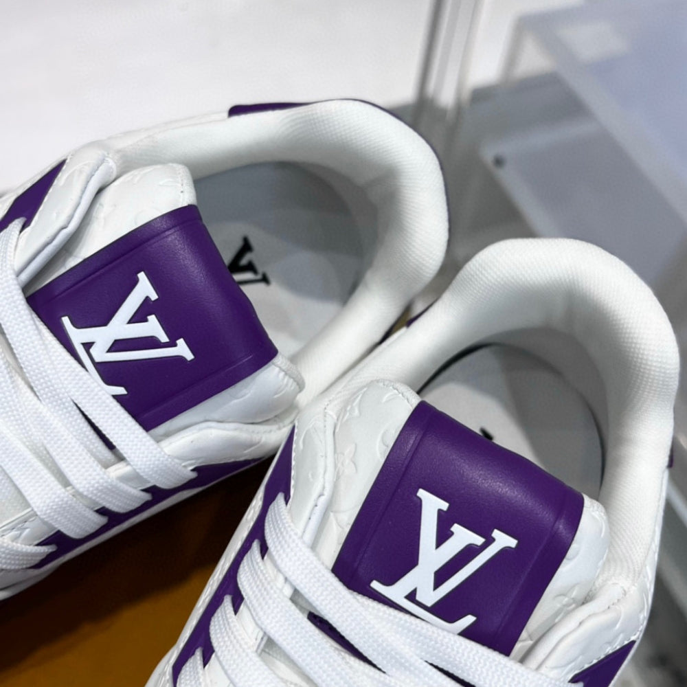 LV Trainer #54 Purple Sneakers