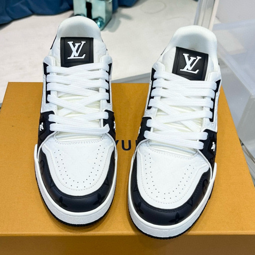 LV Trainer #54 Black Sneakers