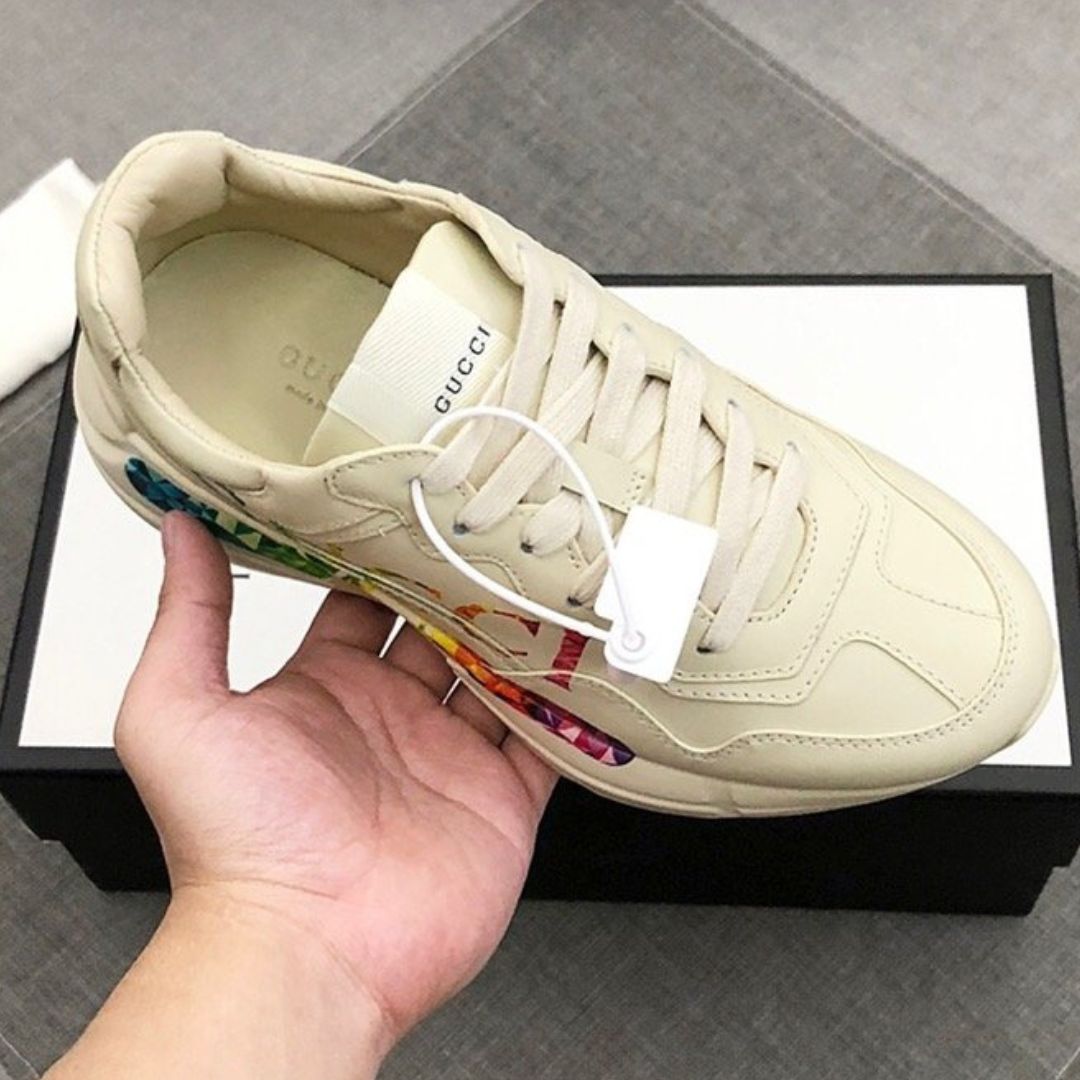 GG Rhyton Logo Color Sneakers