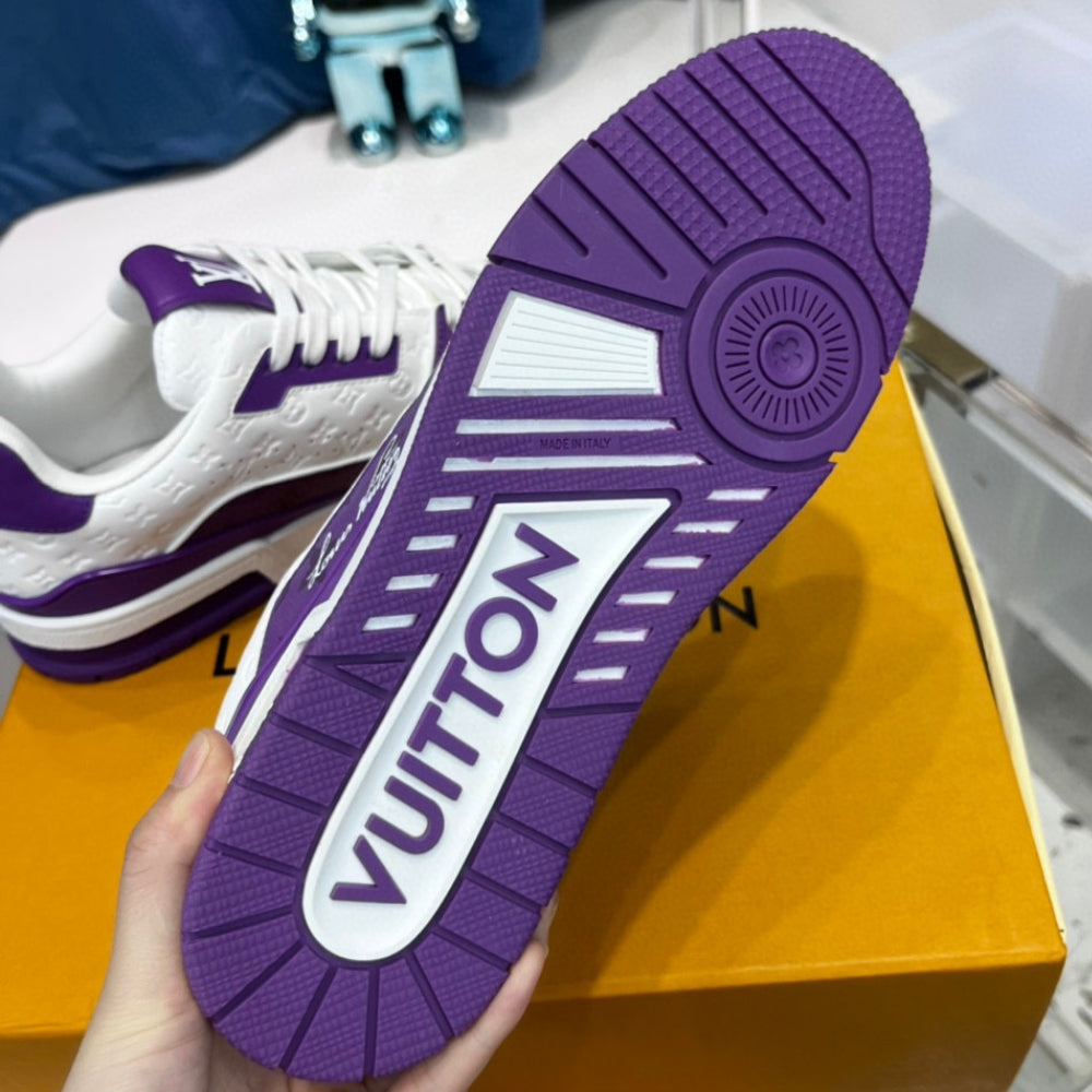 LV Trainer #54 Purple Sneakers