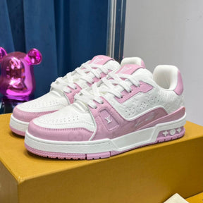 LV Trainer #54 Pink Sneakers