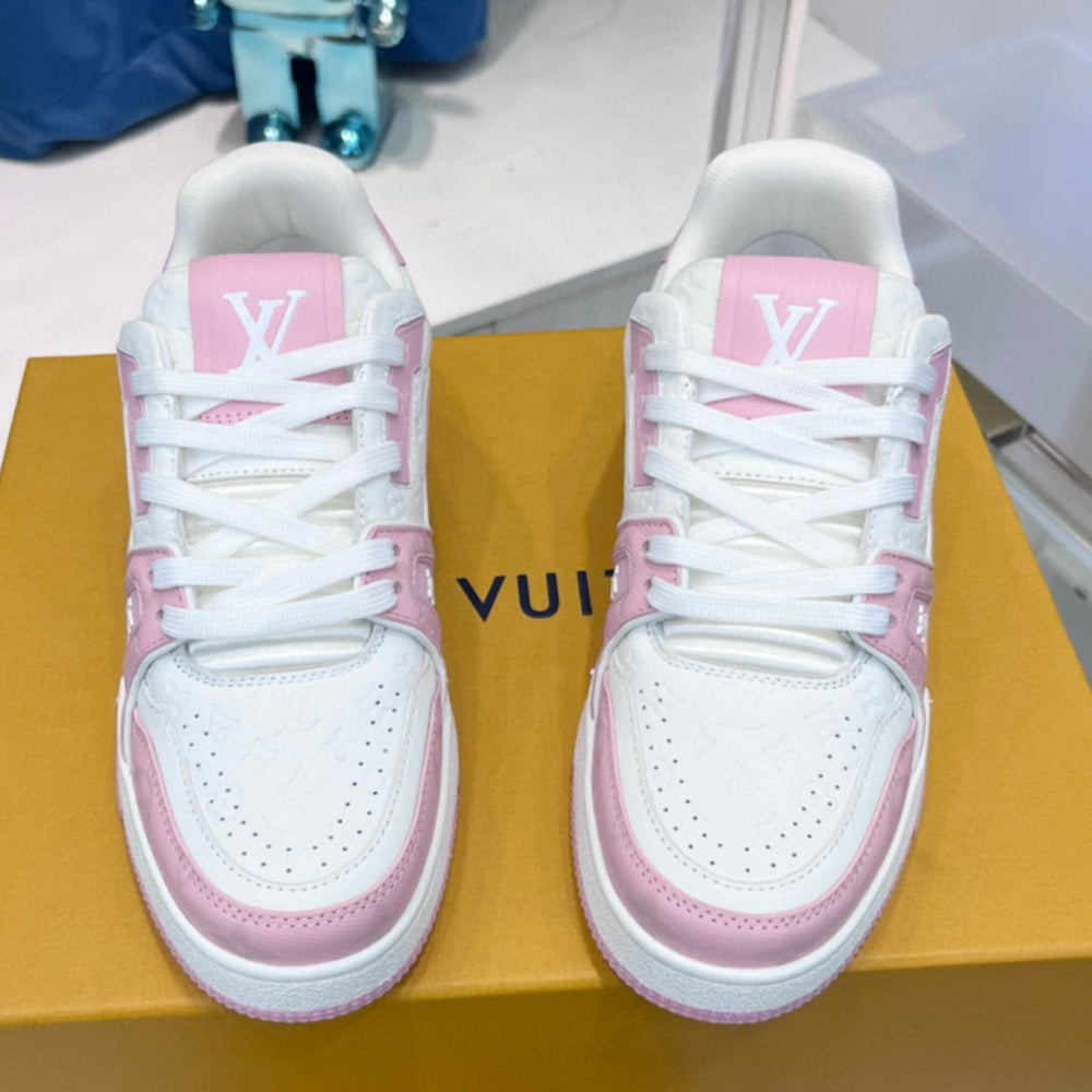 LV Trainer #54 Pink Sneakers