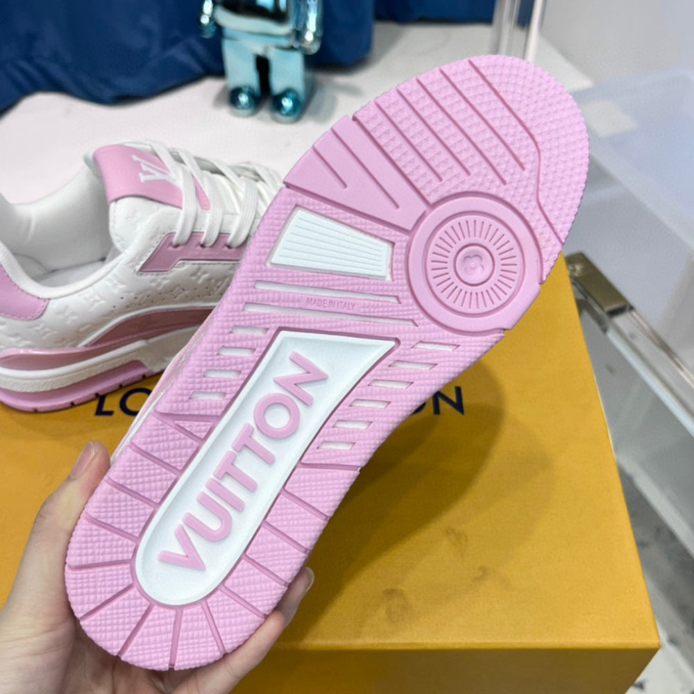 LV Trainer #54 Pink Sneakers