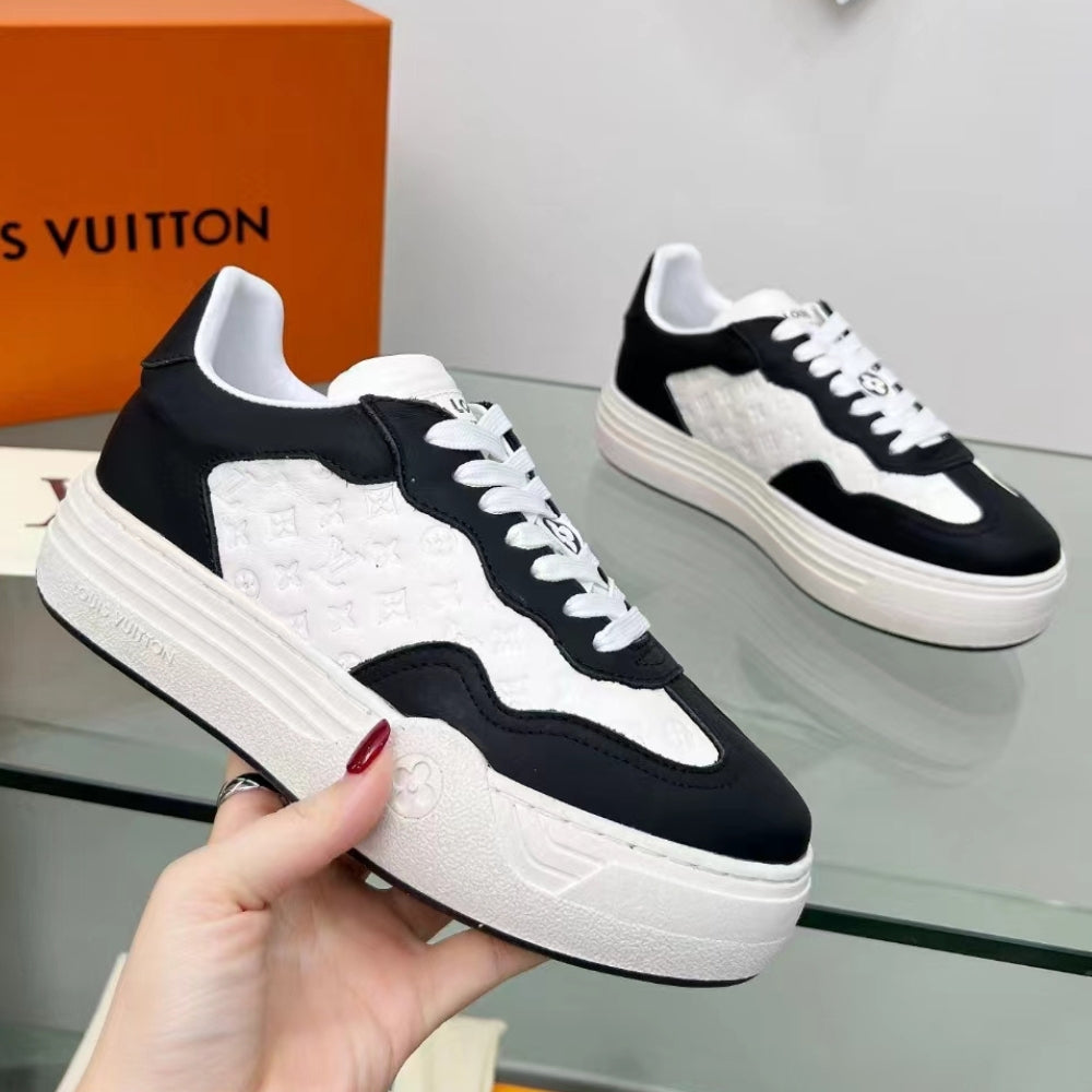 LV Groovy Platform Sneakers in Black