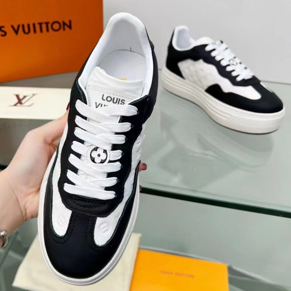 LV Groovy Platform Sneakers in Black