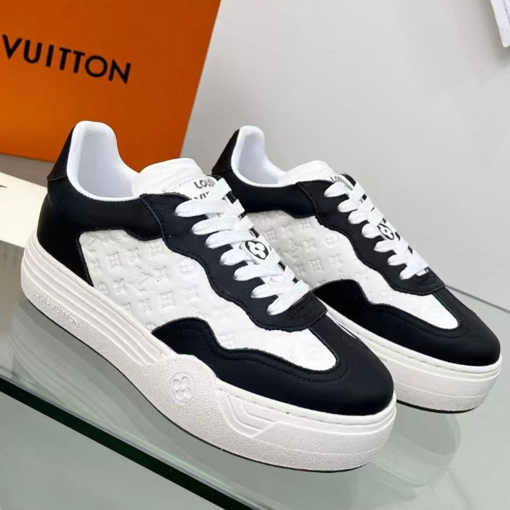 LV Groovy Platform Sneakers in Black