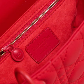 Dio Lady My ABCDio Small Bag Cherry Red Matte 24cm