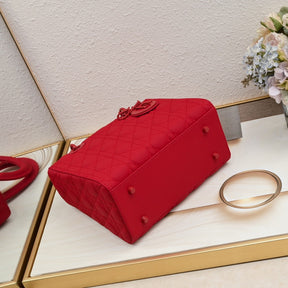 Dio Lady My ABCDio Small Bag Cherry Red Matte 24cm