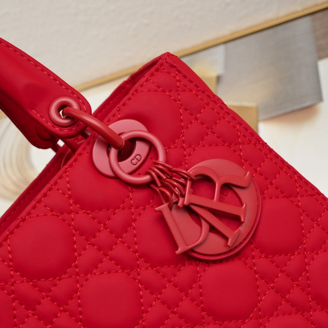 Dio Lady My ABCDio Small Bag Cherry Red Matte 24cm