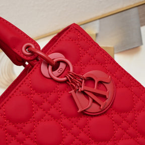 Dio Lady My ABCDio Small Bag Cherry Red Matte 24cm