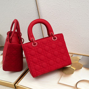 Dio Lady My ABCDio Small Bag Cherry Red Matte 24cm