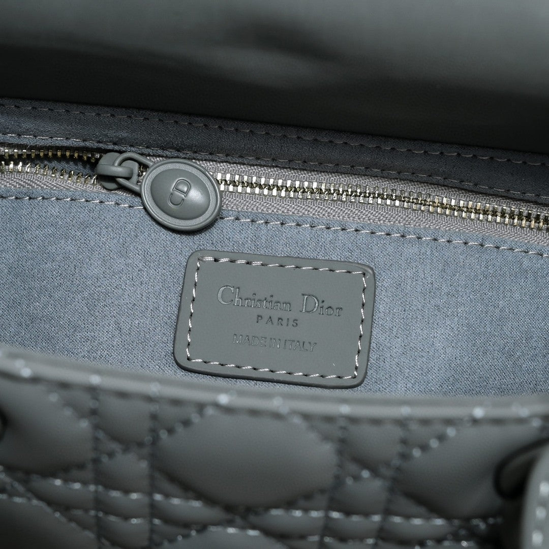 Dio Lady My ABCDio Small Matte Gray Bag 24cm