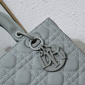 Dio Lady My ABCDio Small Matte Gray Bag 24cm