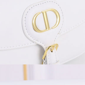 Dio Bobby West-East Small Matte White 22cm Bag