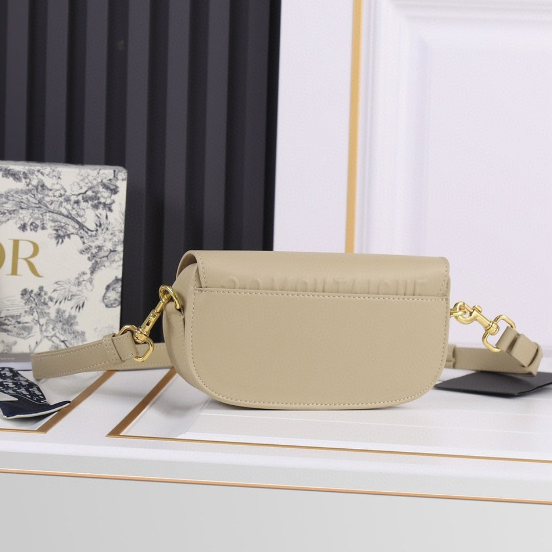Dio Bobby West-East Small Matte Beige 22cm Bag