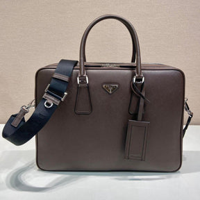 Brown Prd bag with handle