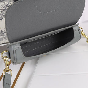 Dio Bobby West-East Small Gray Bag 22cm