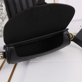 Dio Bobby West-East Small Black Bag 22cm