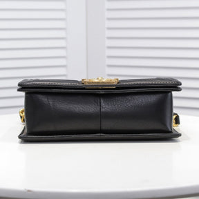 CHN Boy Bag Black with Gold 25cm
