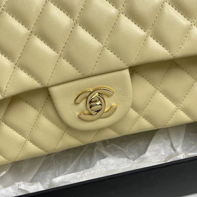 CHN Classic Light Yellow and Gold Bag 25cm
