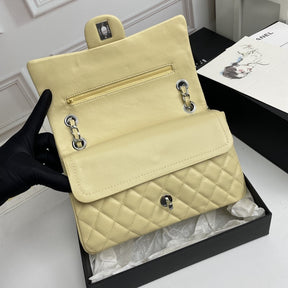 CHN Classic Light Yellow and Silver Bag 25cm