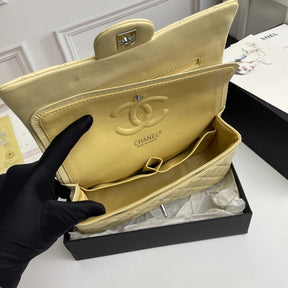 CHN Classic Light Yellow and Silver Bag 25cm