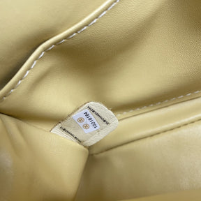 CHN Classic Light Yellow and Silver Bag 25cm