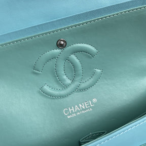 CHN Classic Bag Light Blue with Silver 25cm