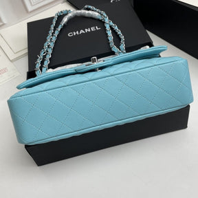 CHN Classic Bag Light Blue with Silver 25cm