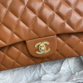 CHN Classic Brown and Gold Bag 25cm