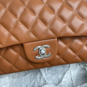 CHN Classic Brown and Silver Bag 25cm