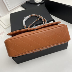CHN Classic Brown and Silver Bag 25cm