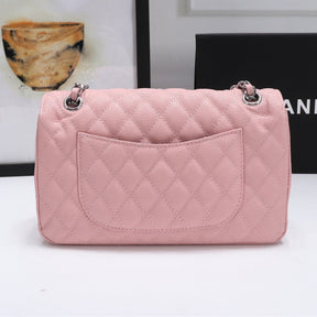 CHN Classic Bag with Pink and Silver Details 25cm