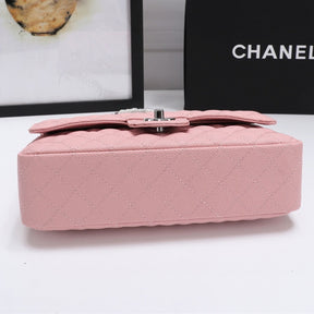 CHN Classic Bag with Pink and Silver Details 25cm