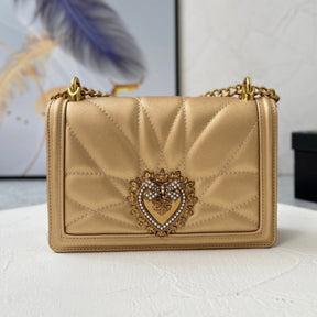 DG Devotion Small Gold Bag 21cm