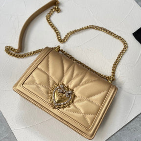 DG Devotion Small Gold Bag 21cm