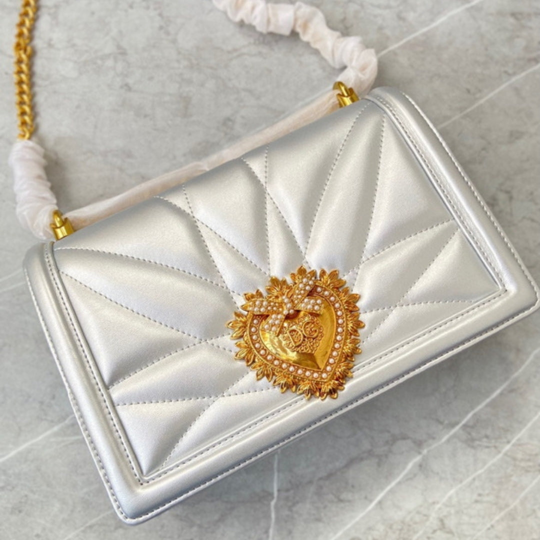 DG Devotion Small Silver Bag 26cm