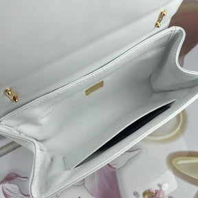 DG Girls White Crossbody Bag 21cm