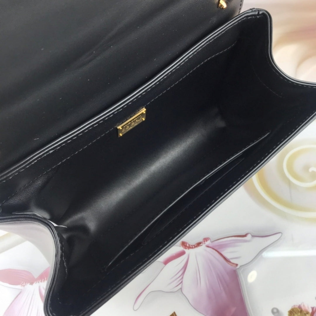 DG Girls Black Crossbody Bag 21cm